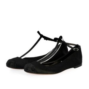 Giuseppe Zanotti Black Mary Jane Flat